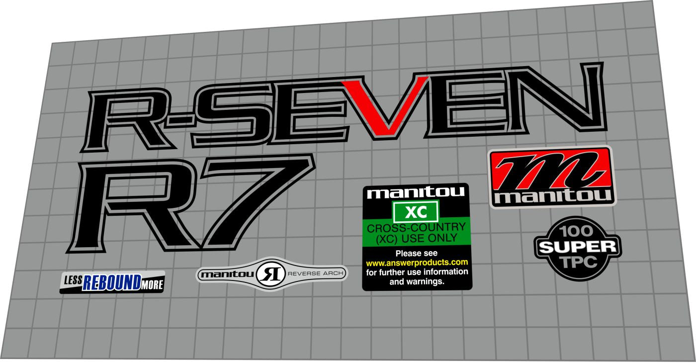 MANITOU R7 Super 100 (2007) Fork Decal Set