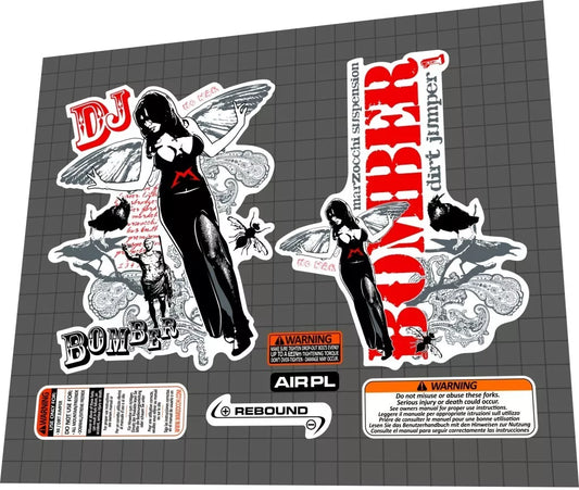 MARZOCCHI Dirt Jumper 1 (2008) Fork Decal Set