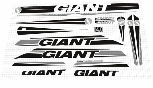 GIANT Anthem (2012) X 29 Frame Decal Set - Bike Decal Replace