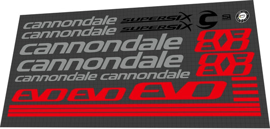 CANNONDALE SuperSix (2013) EVO Frame Decal Set - Bike Decal Replace