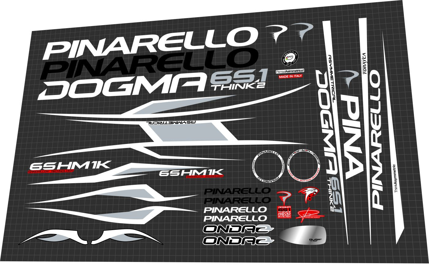 PINARELLO Dogma (2013) 65.1 Frame Decal Set