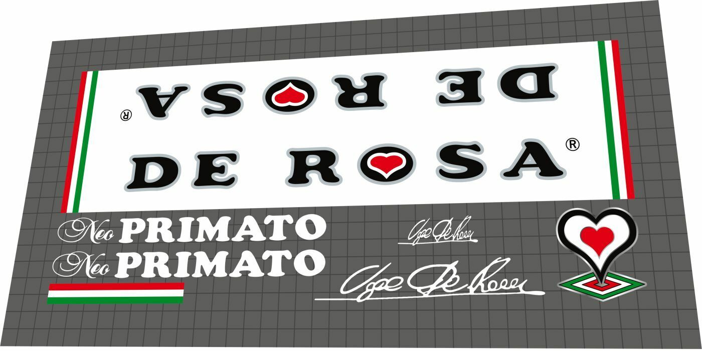 DE ROSA Neo Primato (2014) Frame Decal Set - Bike Decal Replace