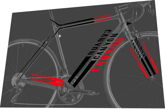 CANYON Endurace CF (2015-2016) Frame Decal Set