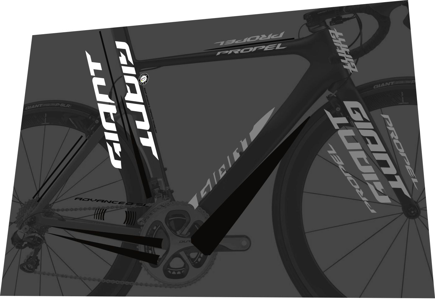 GIANT Propel (2015-2016) Advanced SL Frame Decal Set