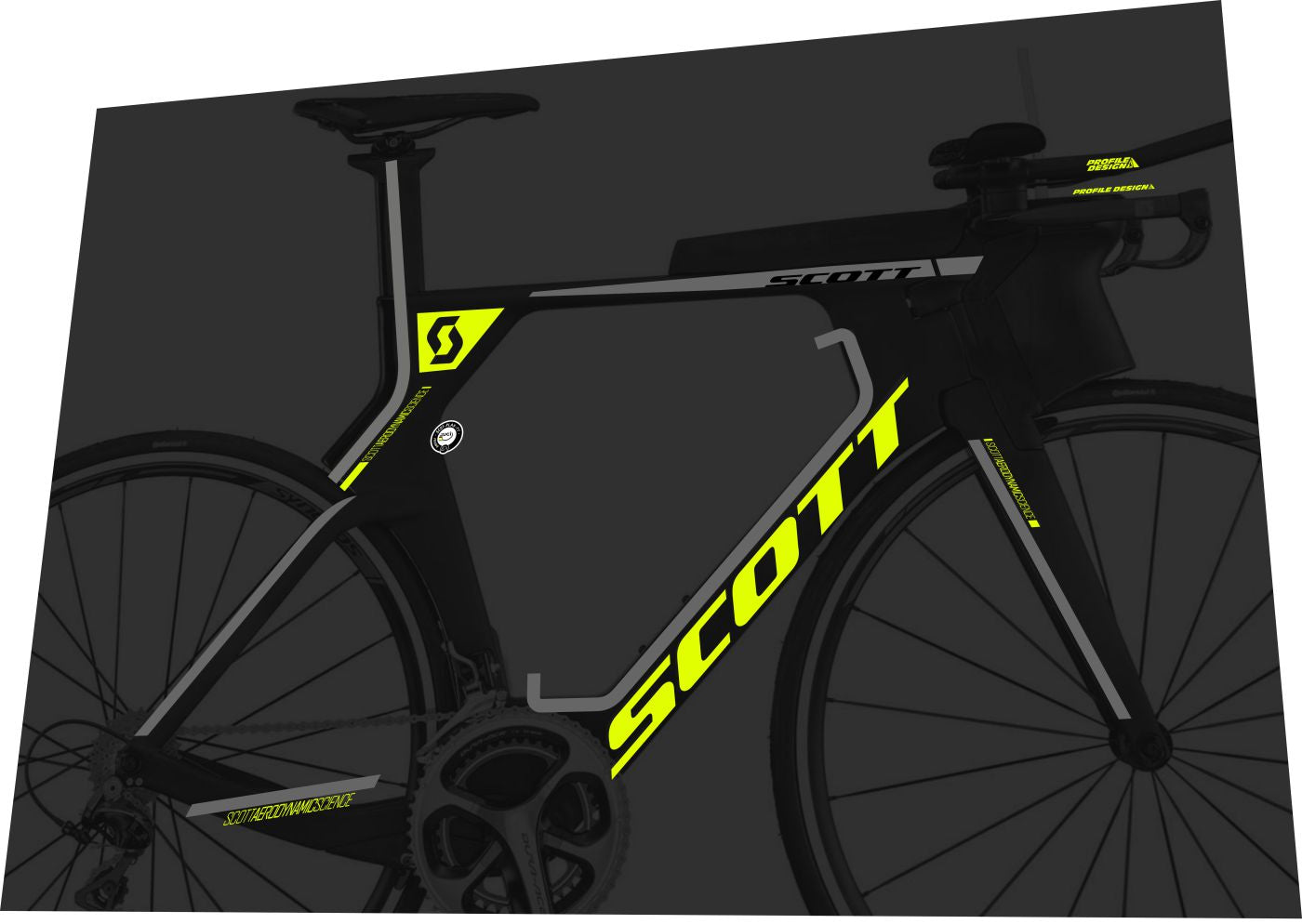 SCOTT Plasma (2015) Team Issue Frame Decal Set