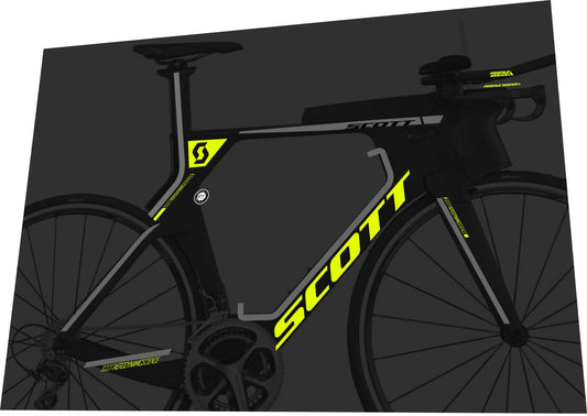 SCOTT Plasma (2015) Team Issue Frame Decal Set - Bike Decal Replace