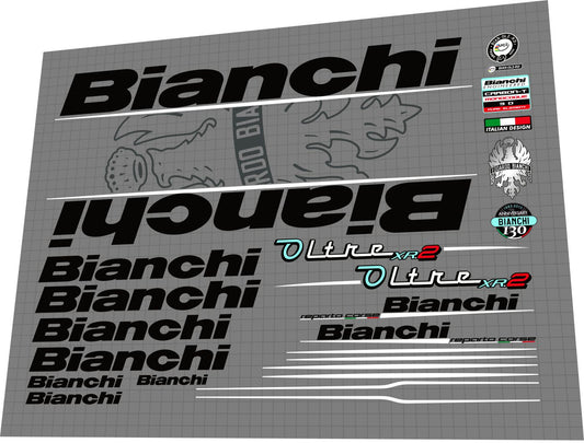 BIANCHI Oltre (2016) XR2 Frame Decal Set - Bike Decal Replace