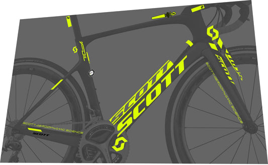 SCOTT Foil (2016) Frame Decal Set - Bike Decal Replace