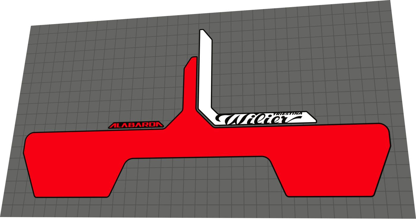 WILIER TRIESTINA Alabarda (2017) Handlebar Laminated Decal Set