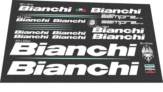 BIANCHI Sempre (2018) Pro Frame Decal Set - Bike Decal Replace