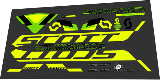 SCOTT Plasma (2018) Frame Decal Set - Bike Decal Replace