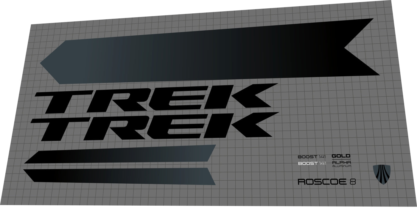 TREK Roscoe 8 (2018) Frame Decal Set