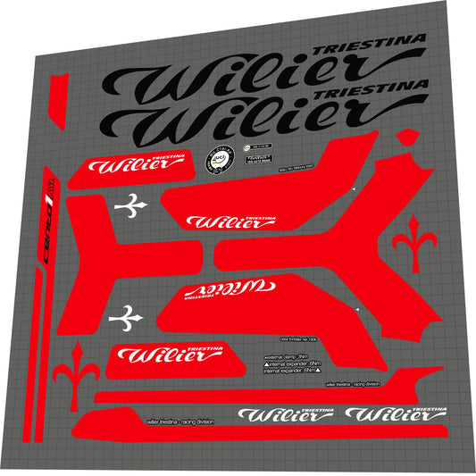 WILIER TRIESTINA Cento 1 Air (2018) Frame Decal Set - Bike Decal Replace