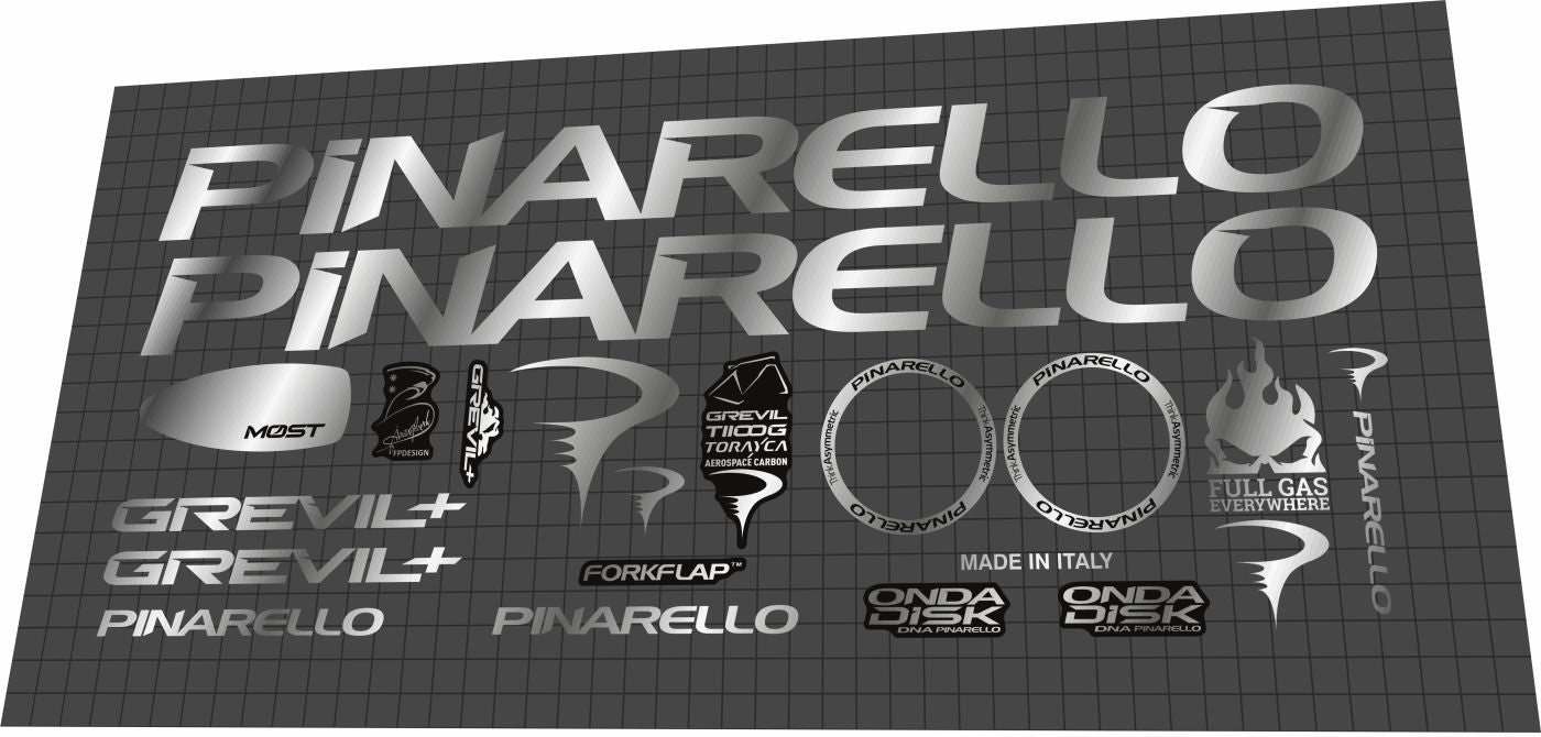PINARELLO Grevil+ (2019) Frame Decal Set