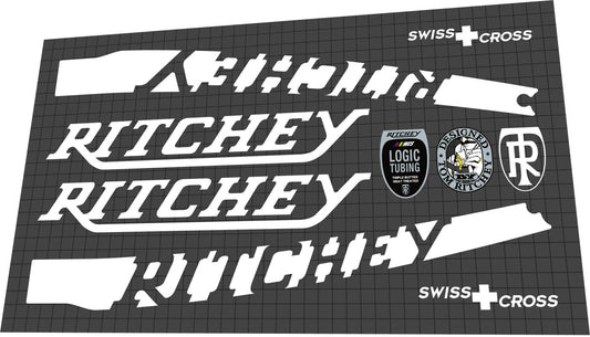RITCHEY Swiss Cross (2019) Frame Decal Set - Bike Decal Replace