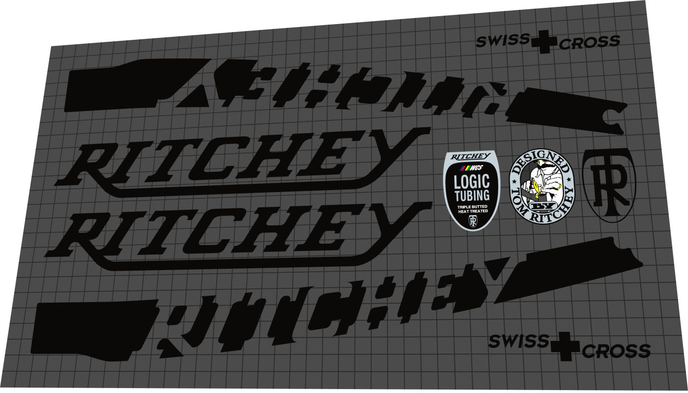 RITCHEY Swiss Cross (2019) Frame Decal Set