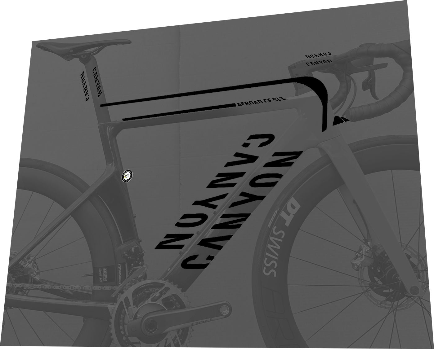 CANYON Aeroad (2019) CF SLX 8.0 Frame Decal Set