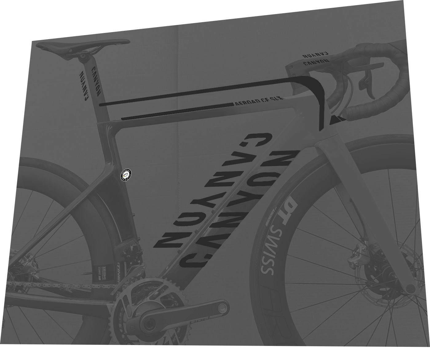CANYON Aeroad (2019) CF SLX 8.0 Frame Decal Set