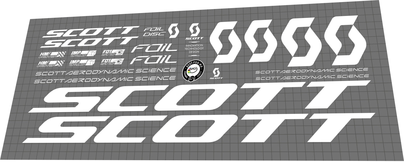 SCOTT Foil (2019) Frame Decal Set