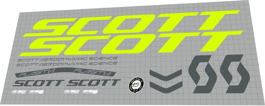 SCOTT Plasma (2019) RC Frame Decal Set - Bike Decal Replace