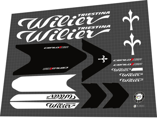 WILIER TRIESTINA Cento 1 NDR (2020) Frame Decal Set - Bike Decal Replace