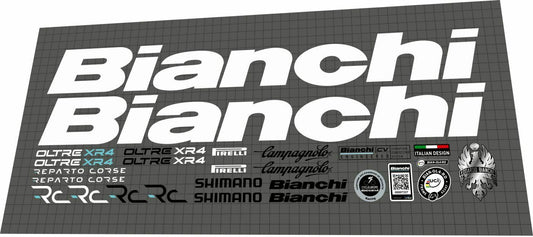 BIANCHI Oltre (2022) XR4 Frame Decal Set - Bike Decal Replace