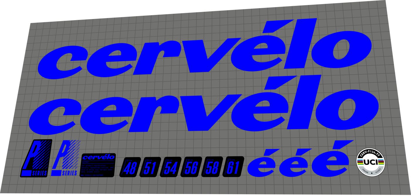 CERVELO P3 (2022) Frame Decal Set