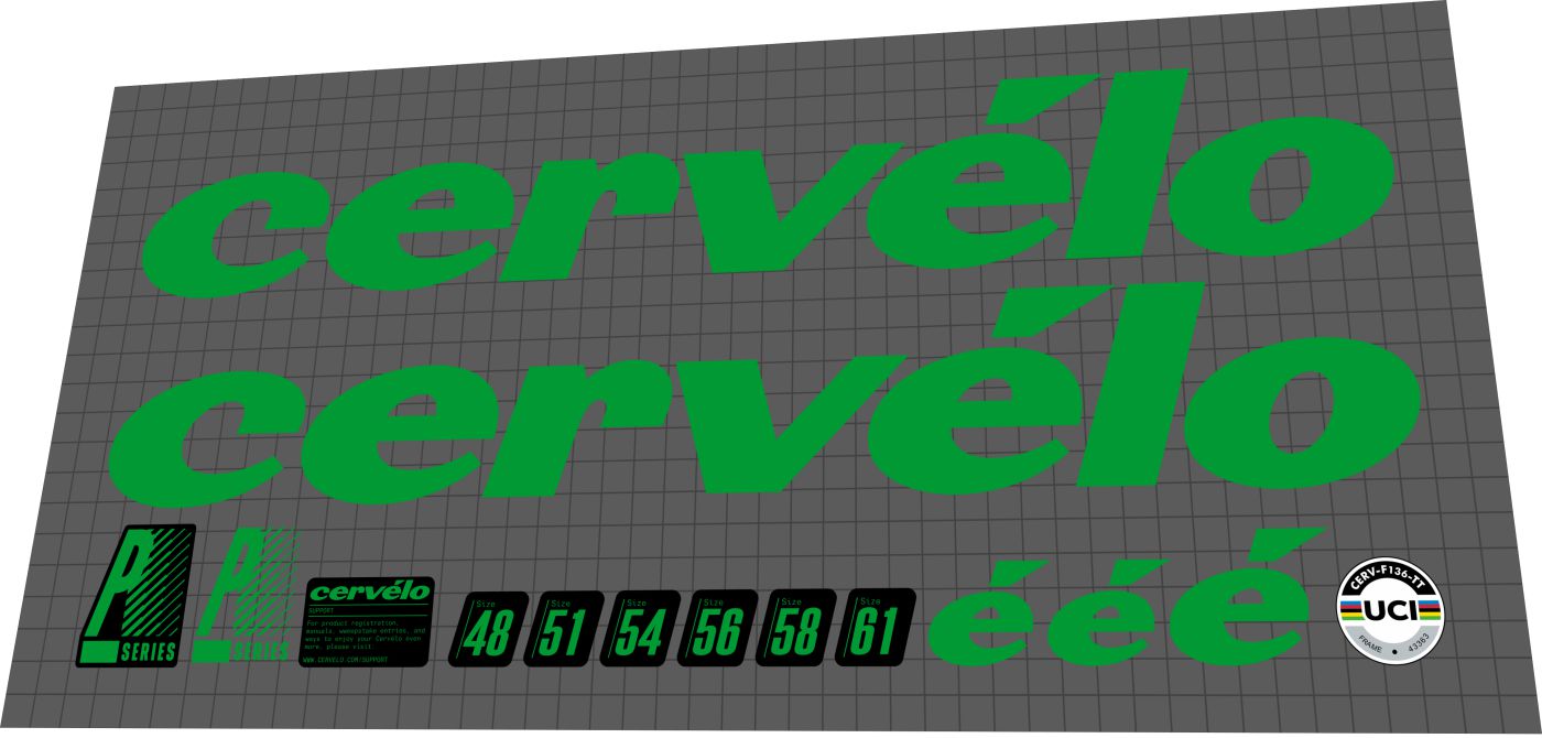 CERVELO P3 (2022) Frame Decal Set