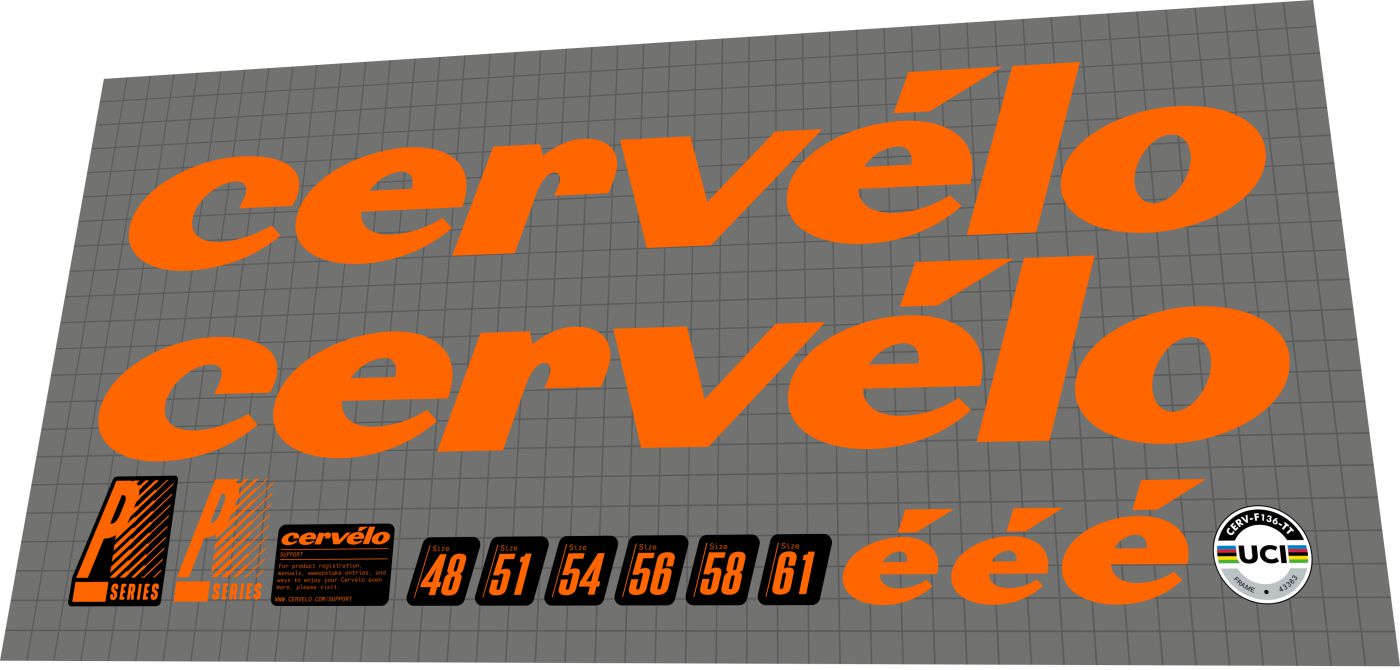 CERVELO P3 (2022) Frame Decal Set