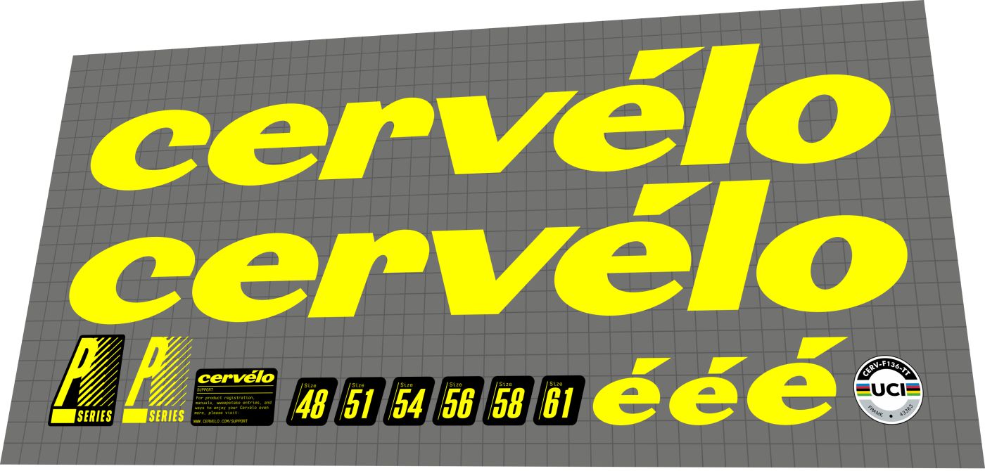 CERVELO P3 (2022) Frame Decal Set