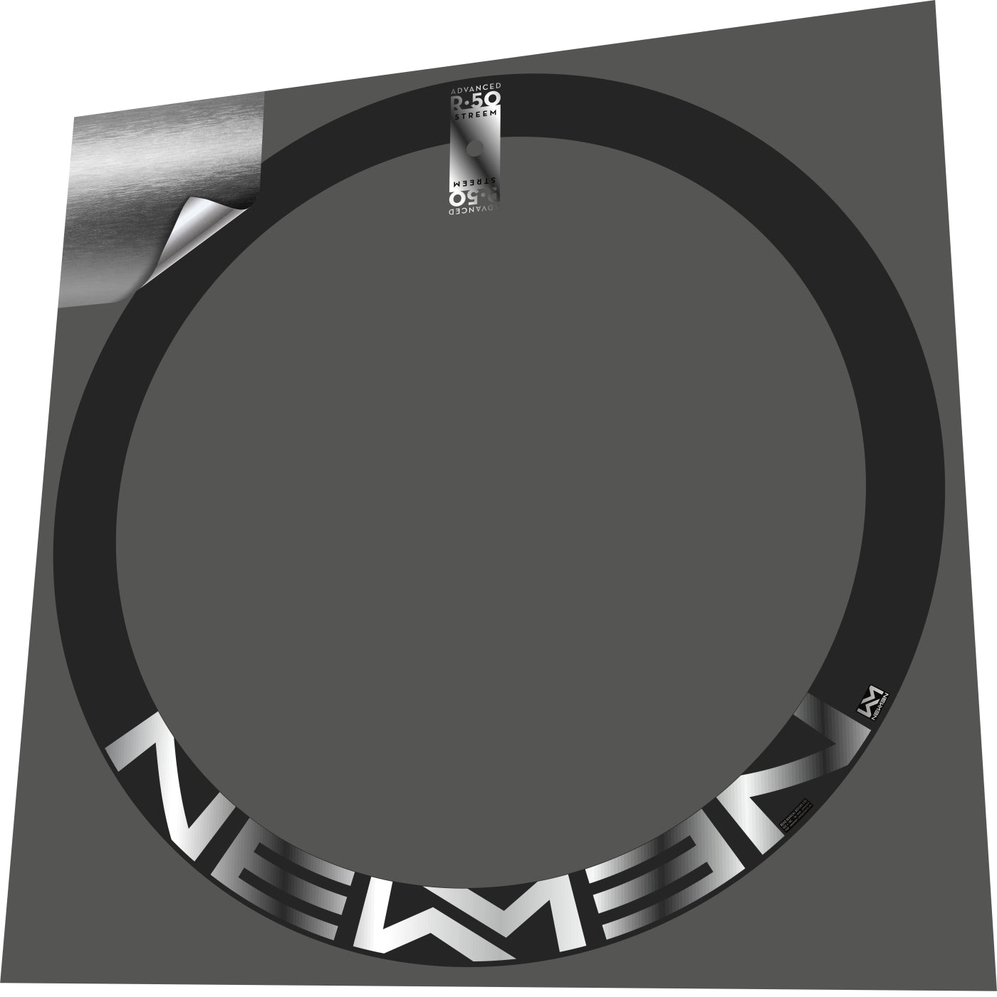 NEWMEN Advanced SL (2022) R.50 Streem Rim Decal Set - Bike Decal Replace