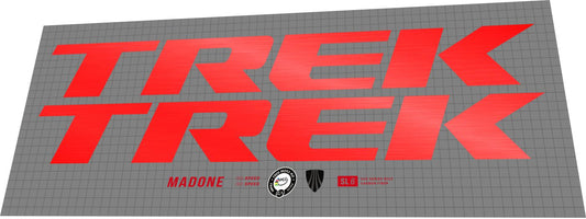TREK Madone (2022) SL 6 Gen 6 Frame Decal Set - Bike Decal Replace