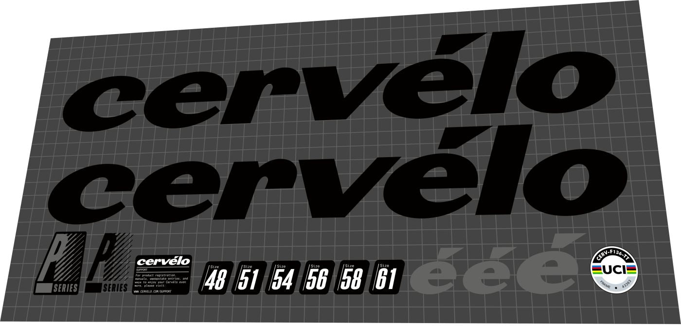 CERVELO P3 (2022) Frame Decal Set