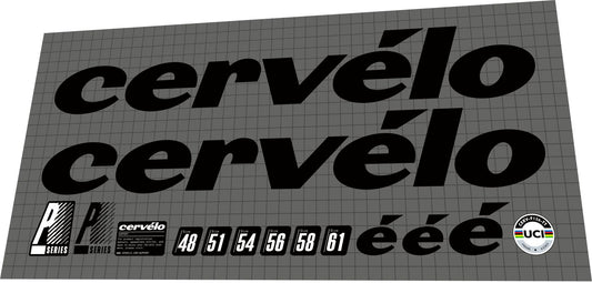 CERVELO P3 (2022) Frame Decal Set - Bike Decal Replace