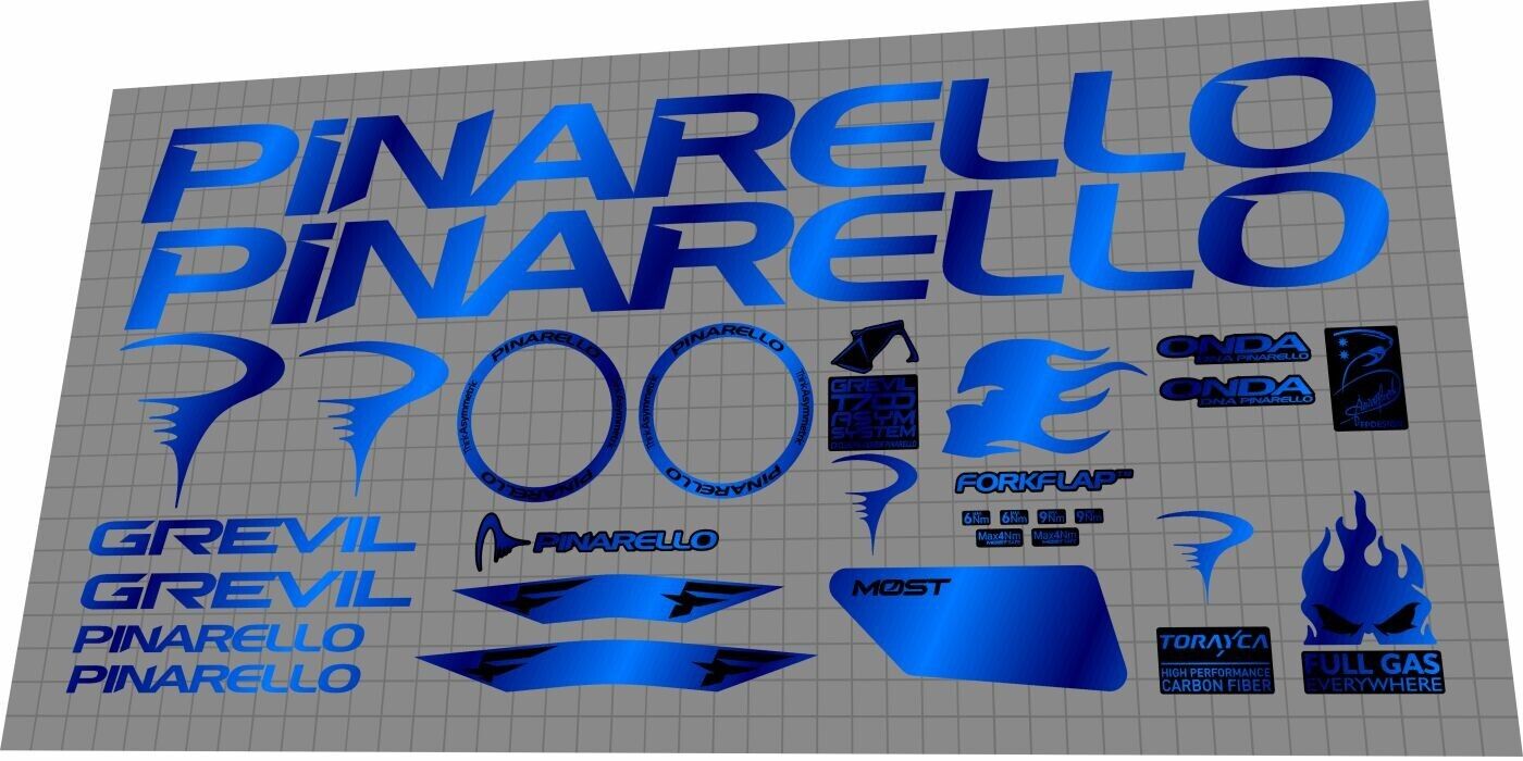 PINARELLO Grevil F (2023) Frame Decal Set