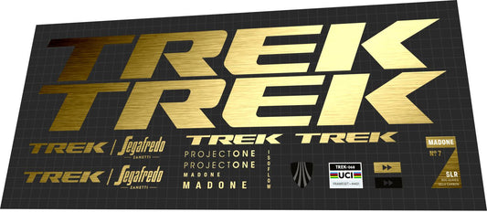 TREK Madone (2023) SLR 7 Gen 7 Segafredo Frame Decal Set - Bike Decal Replace