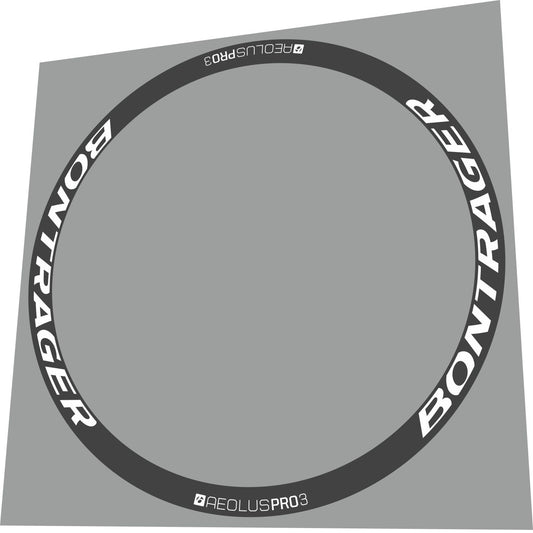BONTRAGER Aeolus Pro 3 (2024) TLR Disc Rim Decal Set - Bike Decal Replace