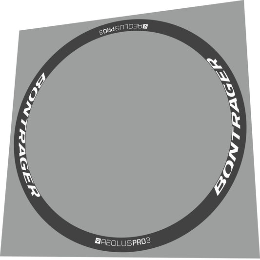 BONTRAGER Aeolus Pro 3 (2024) TLR Rim Decal Set - Bike Decal Replace