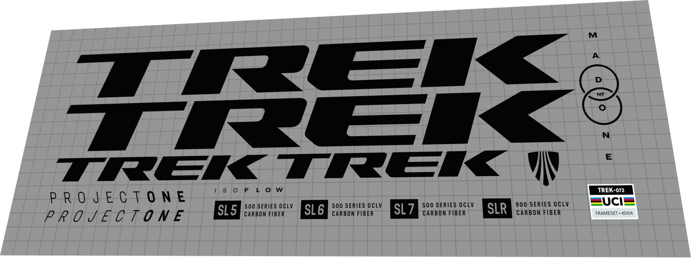 TREK Madone (2025) Gen 8 Frame Decal Set