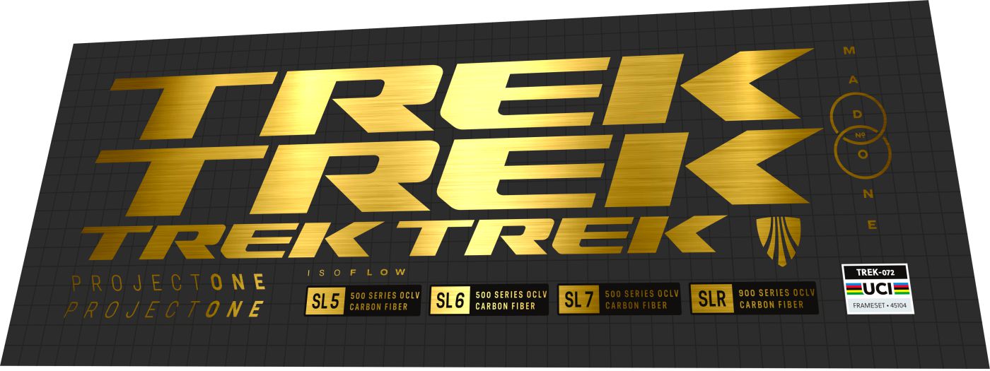 TREK Madone (2025) Gen 8 Frame Decal Set