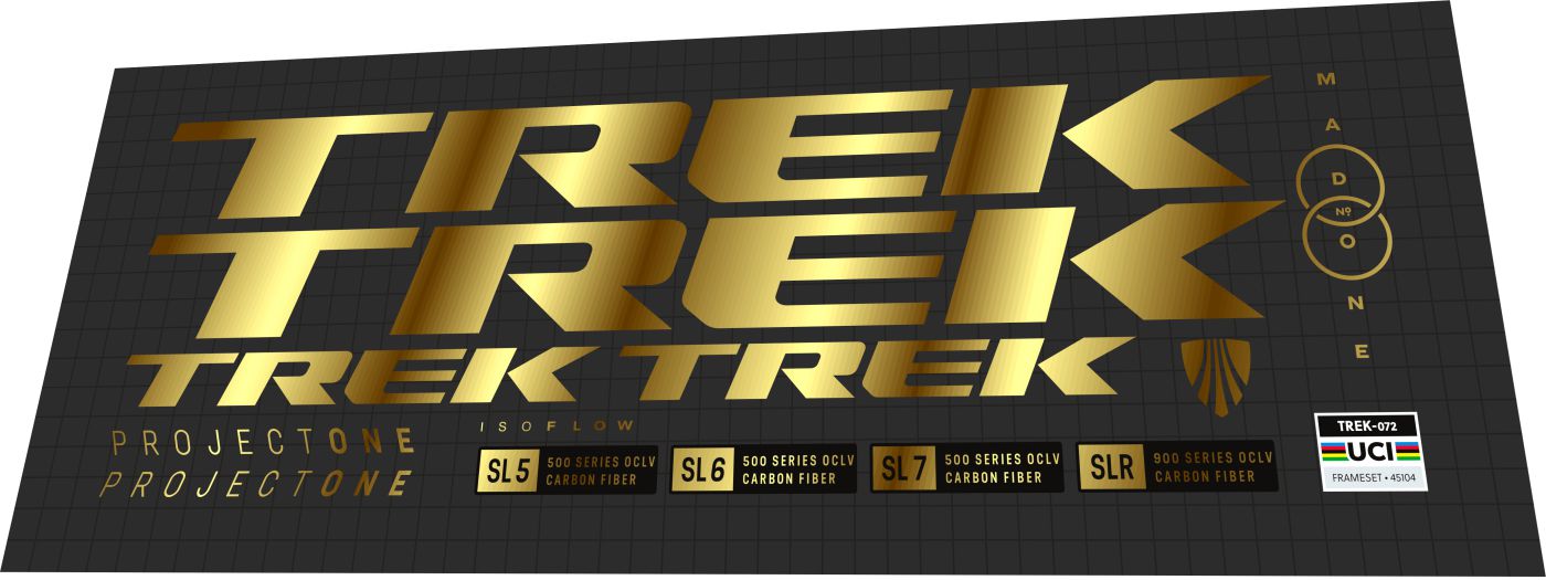 TREK Madone (2025) Gen 8 Frame Decal Set