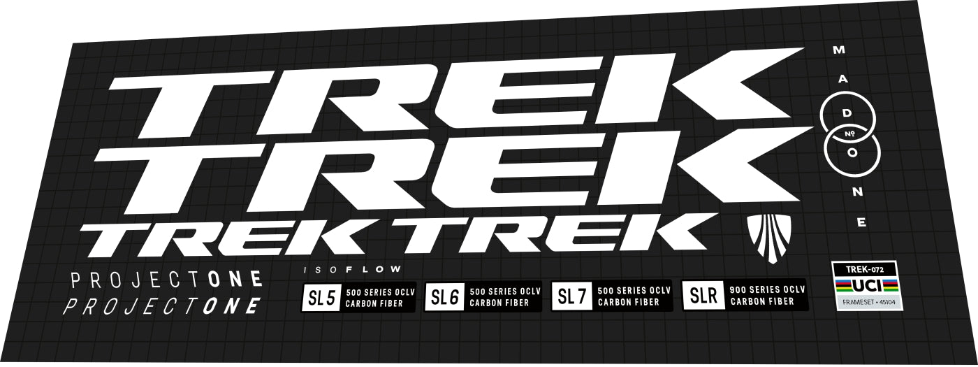 TREK Madone (2025) Gen 8 Frame Decal Set