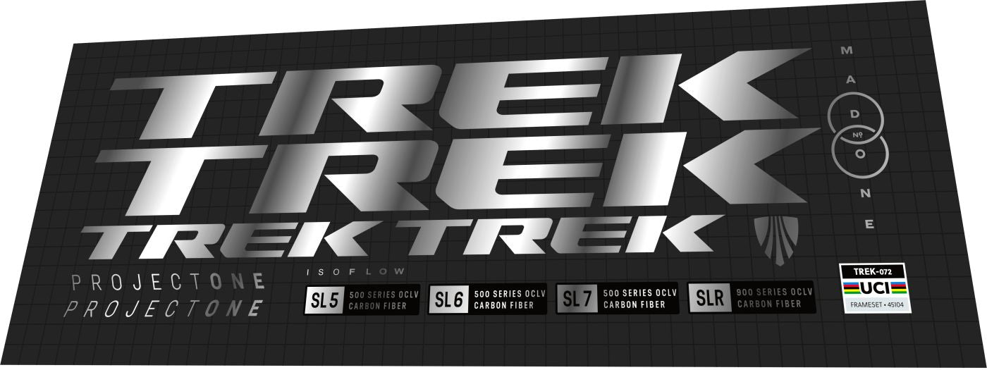 TREK Madone SL-SLR series Gen 8 (2024-2026) Frame Decal Set