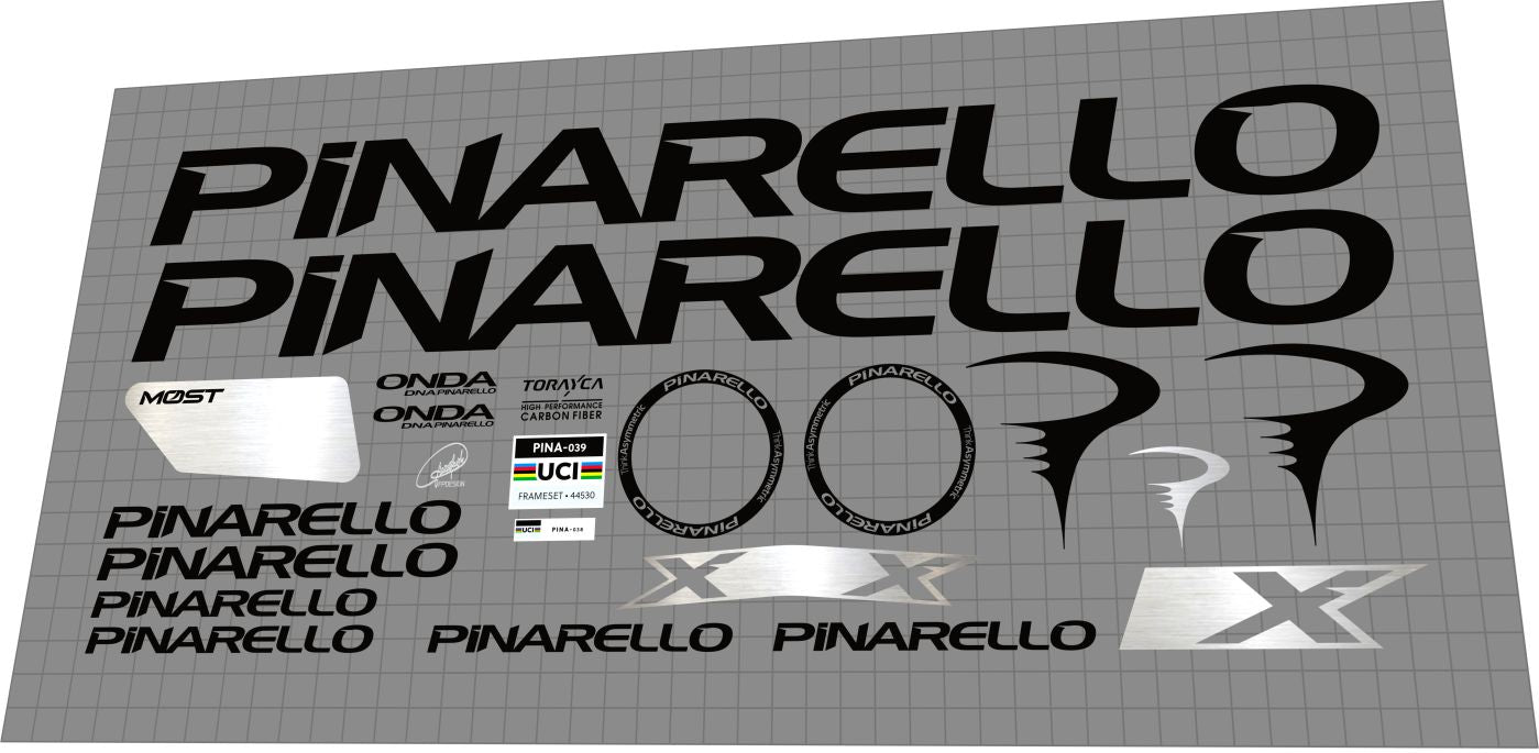 PINARELLO X-Series (2025–2026) Frame Decal Set