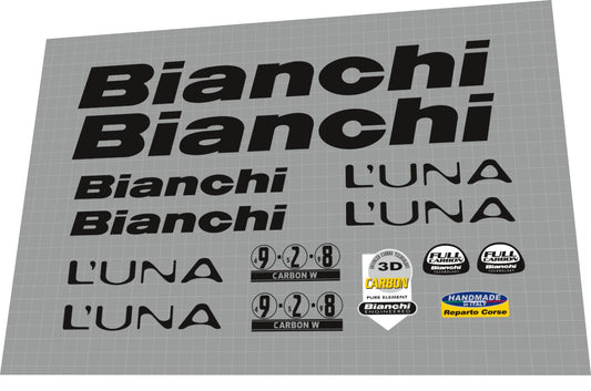 BIANCHI Luna (2004) 928 Frame Decal Set - Bike Decal Replace