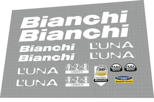 BIANCHI Luna (2004) 928 Frame Decal Set - Bike Decal Replace