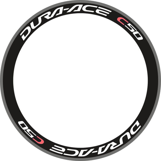 DURA-ACE C50 (2012) WH-7900 Rim Decal Set - Bike Decal Replace