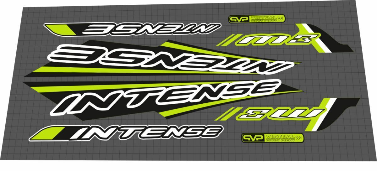 INTENSE M3 (2003) Frame Decal Set
