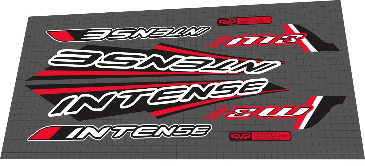 INTENSE M3 (2003) Frame Decal Set
