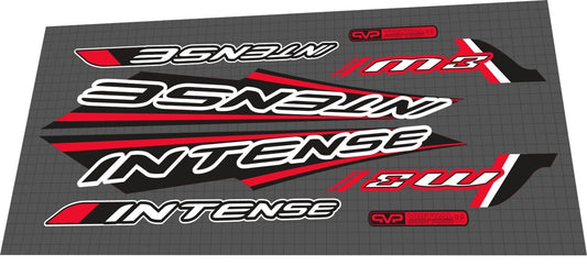 INTENSE M3 (2003) Frame Decal Set - Bike Decal Replace